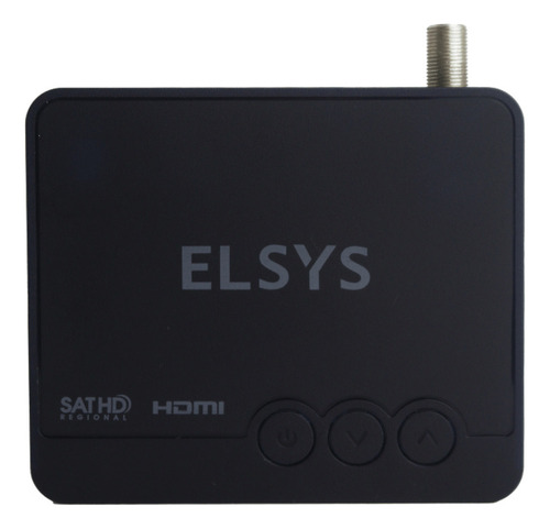 Kit 2 Satmax 6 Tv Via Satelite Elsys Sathd Cor Preto