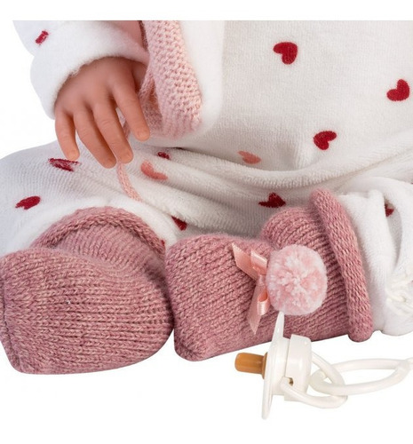 Muñeca Bebe Real Lloron Tina 45cm Tino Reborn Llorens España