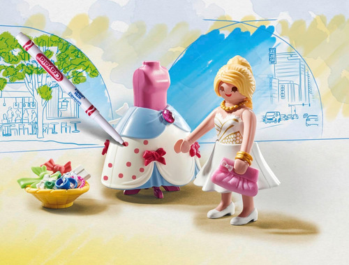 Playmobil Color: Diseñador De Desfiles De Moda