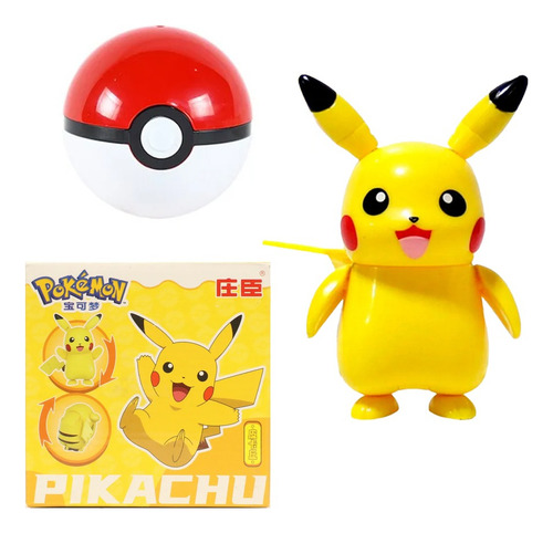 Pokémon Pokebola Figura Pop Lanzador Coleccionable Pikachu