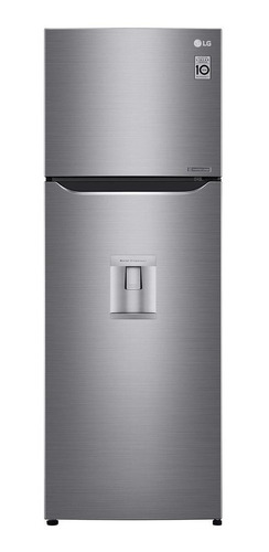 Heladera inverter auto defrost LG Top Freezer GT29WPPDC platinum silver con freezer 254L 127V