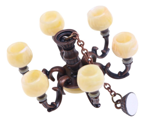 Lámpara De Luces Led Para Casa De Muñecas En Miniatura, Mini