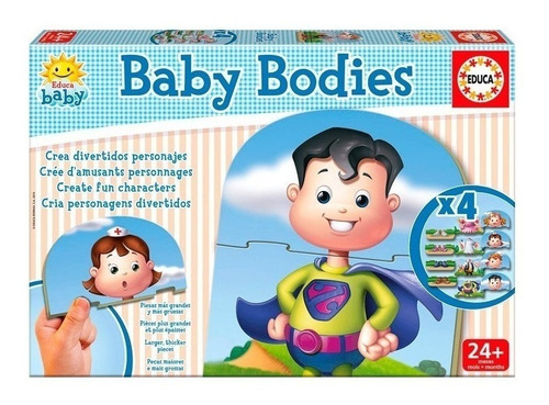 Puzzle Baby Bodies Toyco