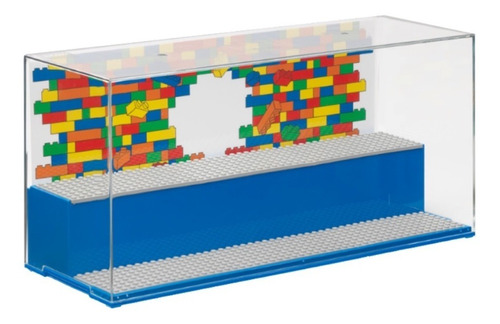 Lego Expositor Exhibidor Grande Para Minifiguras Iconic Azul