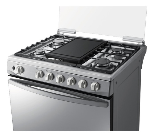 Cocina Samsung A Gas 5 Hornallas Easy Clean 115 L Inox