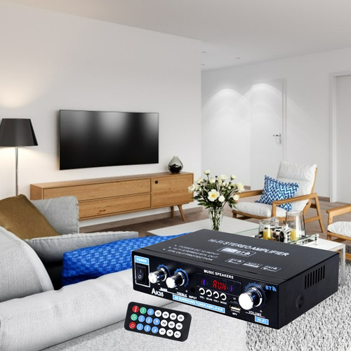 . Ak35 Mini Amplificador Digital Hifi 90w+90w, 2 Canais