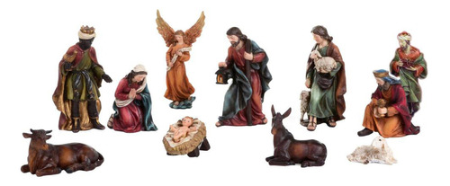 Pesebre Nacimiento 11pz 12cm Santini Christmas