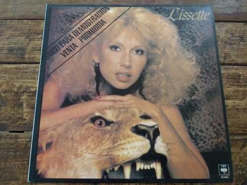 Lissette Salvaje Vinilo Lp Promo Arg 1983 Latin Pop