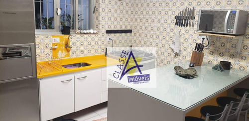 Imagem 4 de 13 de Sobrado Com 4 Dormitórios À Venda, 200 M² Por R$ 585.000 - Parque Jaçatuba - Santo André/sp - So0197