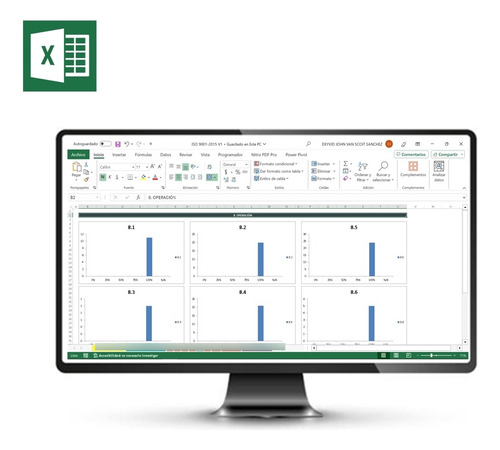 Implementación Iso 9001 Excel (plantilla Excel)