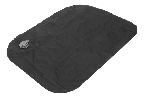 Cojín De Camping Portátil Negro Negro Inflable Para Exterior