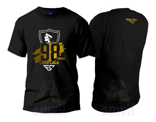 Imagen 2 de 3 de Polera Colo - Colo Conmemorativa 98 Años Adulto