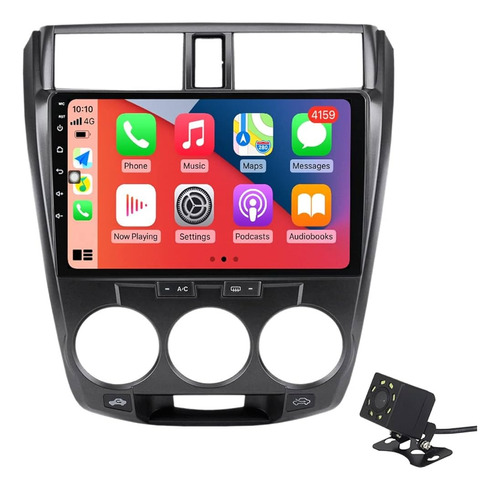 Android Honda City 10-13 Touch Gps Carplay Wifi Radio Usb Hd