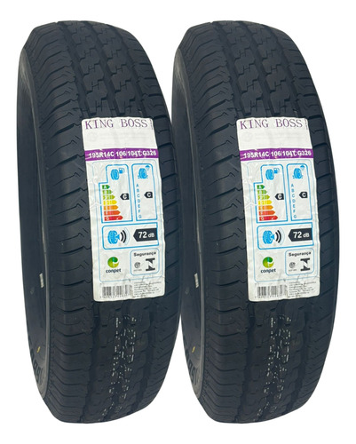 Kit 04 Pneus 195r14c 106/104 G326 Kingboss Kia Bongo Carga T