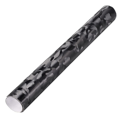 Envoltura De Vinilo De Camuflaje Negro Xhuangtech De 30 Cm X