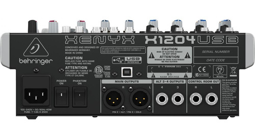 Mezcladora Behringer X1204usb Xenyx Meses