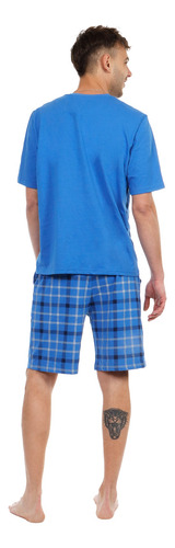 Pijama Hombre Tejido De Punto Algodón Suave Mc/pc Jm6