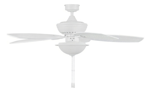 Ventilador De Techo Exterior C/luz Coolfan Huracán C/cadena Cantidad De Aspas 5 Estructura Blanco Aspas Chocolate Diámetro 52 Material De Las Aspas Plástico