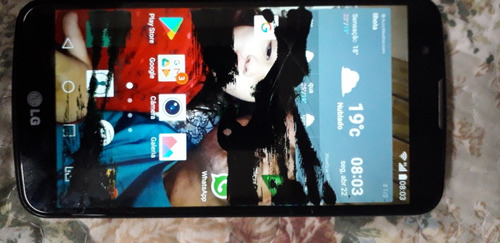LG K10 Com Tela Quebrada