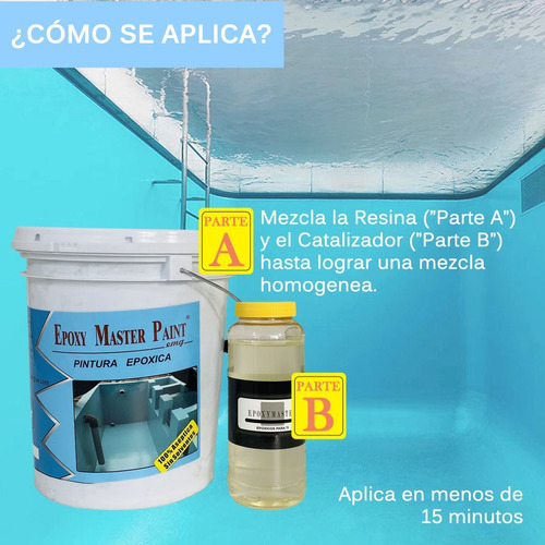 Pintura Para Alberca 10 Kgs Para 50 M2