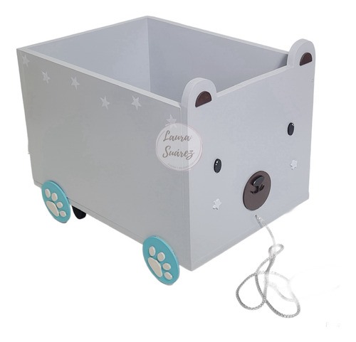Organizador Juguetes Baul De Arrastre Personalizado 