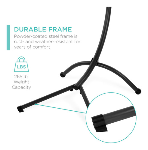Columpio De Acero Con Almohada Y Toldo Ideal Para Exterior.