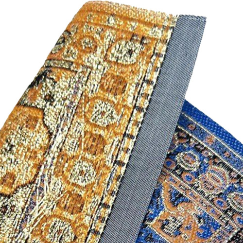 1/12 Alfombra Tejida 16x10cm Hogar Sala De Estar Juego Azul