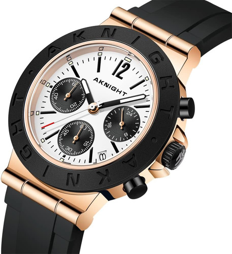 Reloj Para Hombre Aknight, Cronógrafo, Reloj De Vestir