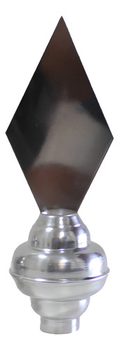 4 Mastros 2mts E 4 Ponteiras Em Aluminio Para Bandeiras Liso