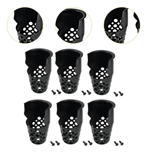 6 Piezas De Bolsillos Para Mesa De Billar Con Tornillos,