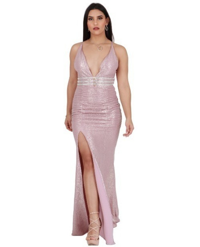 Imagen 2 de 5 de Vestido Largo Fiesta Noche Gala Boda Promocion Coctel