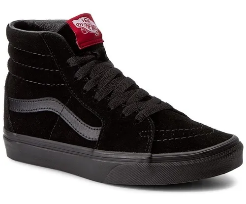 Con otras bandas entre Sencillez Tenis Vans Sk8-hi Negro Piel/gamuza 5ibka