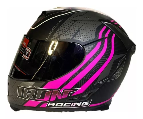 Casco Integral Mujer HJC CS-14 Coco Rosa - Negro Mate - Tienda Moto Rider  México