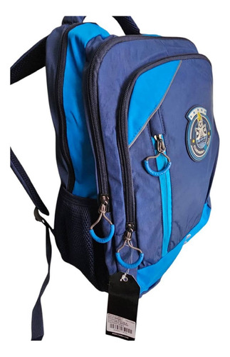 Mochila Deportiva Club Puebla Azul 8066941 Charly Azul/celeste Liso