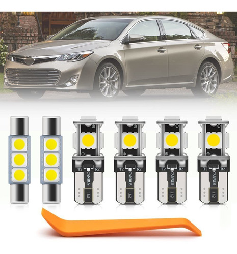 Kit Luz Led Blanca Para Interior Toyota Avalon Mapa Cupula