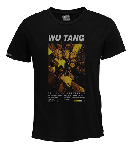 Camiseta Hombre Wu Tang Clan Rap Hip Hop Bto2