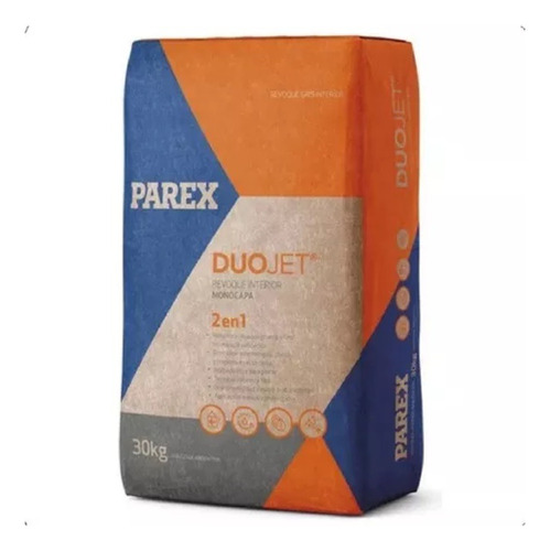 Parex Duojet 30kg Mortero Revoque Interior - Ppto Mayorista