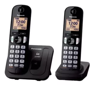 2 Teléfonos Inalambricos Panasonic Kx-tgc212meb Pantalla Lcd