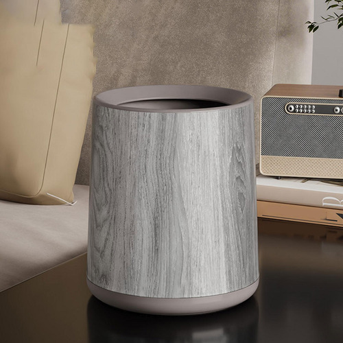 Papelera Con De Madera, Papelera Para Papel Con Base
