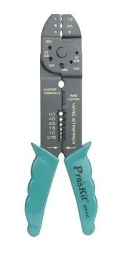 Pinza Pelacable Crimpeador Multiuso Terminal Proskit 8pk-033