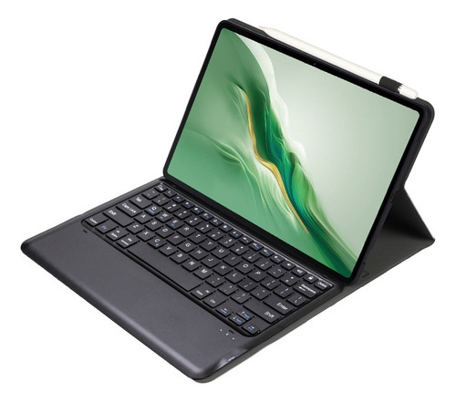 Capa Preta Com Teclado Para Honor Magicpad 2 12.3