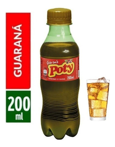 12 Refrigerante Poty 200 Ml Guaraná Top Com