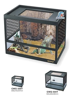 Imagen 1 de 2 de Terrario Para Reptiles, Anfibios O Arácnidos. Boyu Cwg-300t