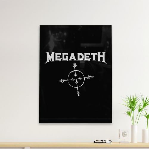 Cuadro Deco Megadeth (d0318 Boleto.store)
