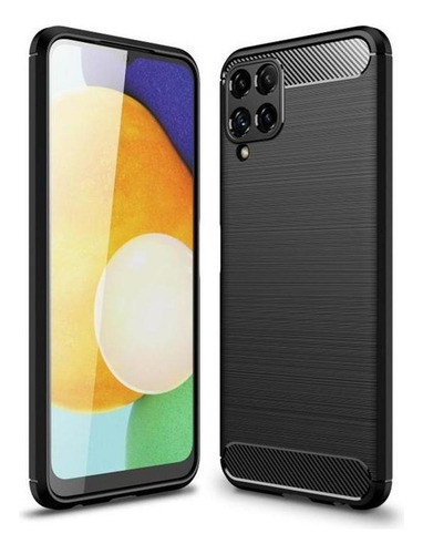 Funda Tpu Fibra Carbono Con Textura Cepillada Para Samsung