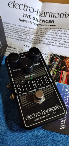 Pedal Electro Harmonix Silencer Noise Gate Loop Effect Negro