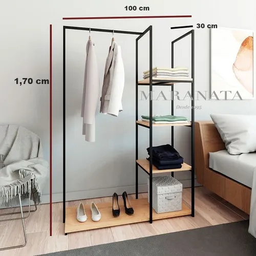 Closet, Organizador Ropa Perchero Acero Minimalista Modernos