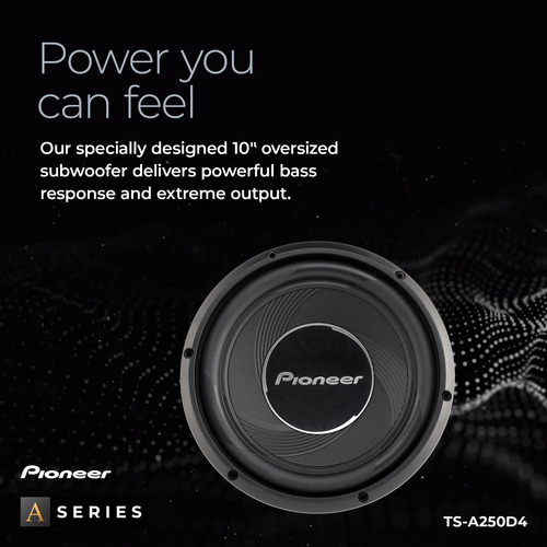 Subwoofer Por Componentes Pioneer Ts-a250d4 10 1300w