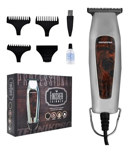 Maquina Trimmer De Corte Profesional Finisher Color Gris