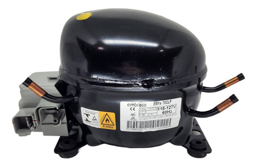Imagem 1 de 7 de Motor Compressor Embraco Emye70clp 1/5 R600a 127v